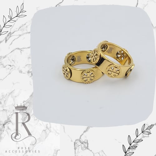 خاتم توري بورش مطلي ستان ستيل مايفسخ مقاوم للصدأ