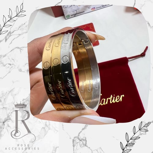 مجموعة اساور كارتير ال٣ الوان