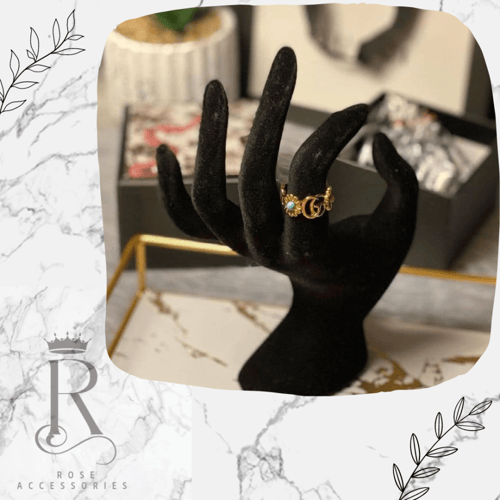 خاتم قوتشي مطلي مايفسخ مقاوم للصدأ