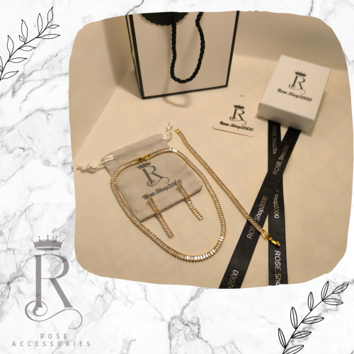 طقم تنس بديل الالماس ذهبي