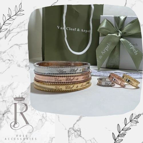 مجموعة اساور فان كليف ال٣ الوان