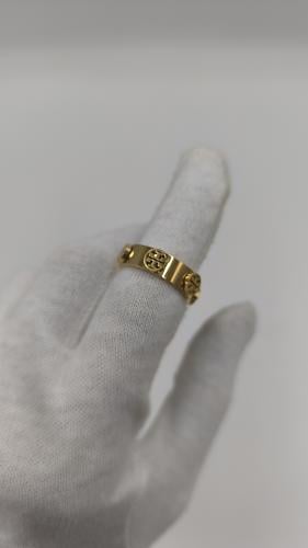 خاتم توري بورش مطلي وعليه ختم البراند ضمان سنه عال...