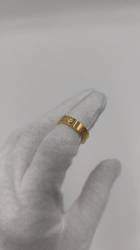 خاتم كارتير العلامة مطلي وعليه ختم البراند ضمان سن...