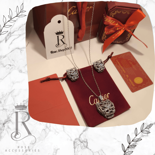 طقم كارتيه تايقر دقة الماس