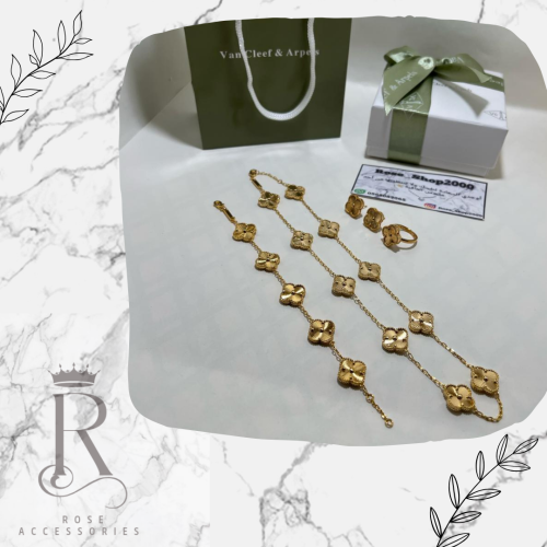 طقم فان كليف ذهبي