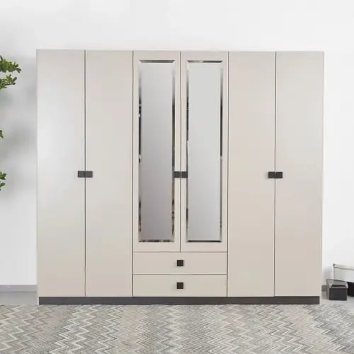 Clothes wardrobe 6 doors and 2 drawers Orion Ray