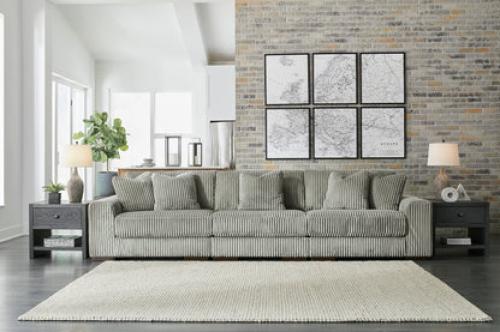 Linden sofa black/gray XL