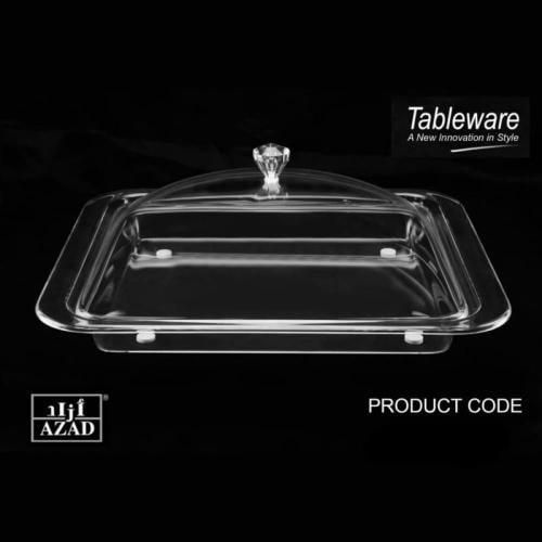 Transparent acrylic serving tray rectangular – 26×...