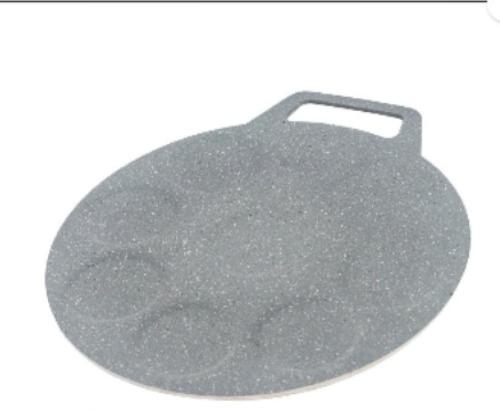 Granit Sajj plate in gray color – 40 cm size