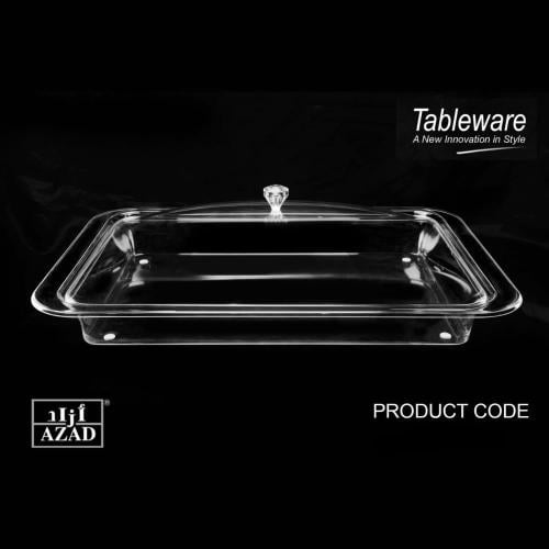 Transparent acrylic rectangular serving tray – 32×...