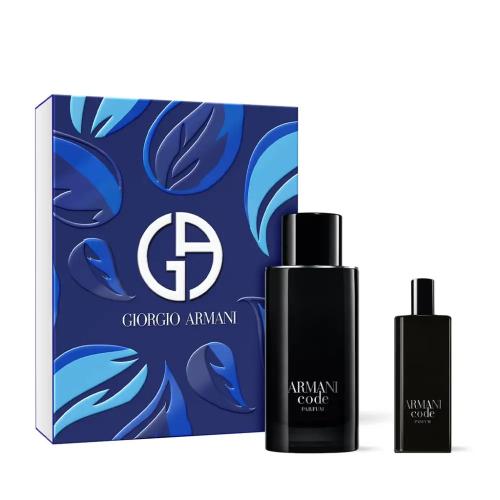 طقم ارماني كود الرجالي بارفيوم ( عطر 125مل + عينة...