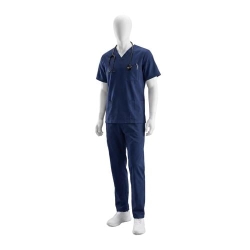 Blue medical scrub set (uniform medical style)