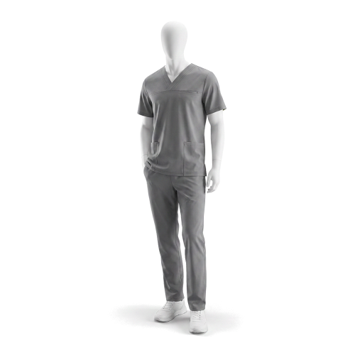 Medical scrap set gray (uniform medical style)