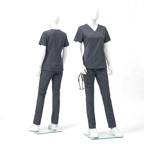 Medical scrap set gray (uniform medical style)