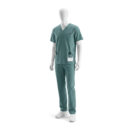 Green medical scrap set (uniform medical style)