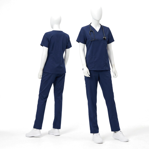 Blue medical scrub set (uniform medical style)