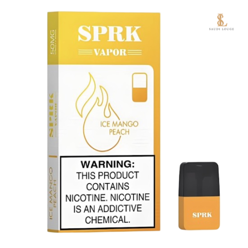 بودات سبارك مانجو خوخ ايس SPRK vapor V4 PODS ICE M...