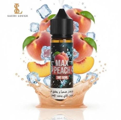 نكهة سامز فيب ماكس خوخ ايس 60 مل sams vape max pea...