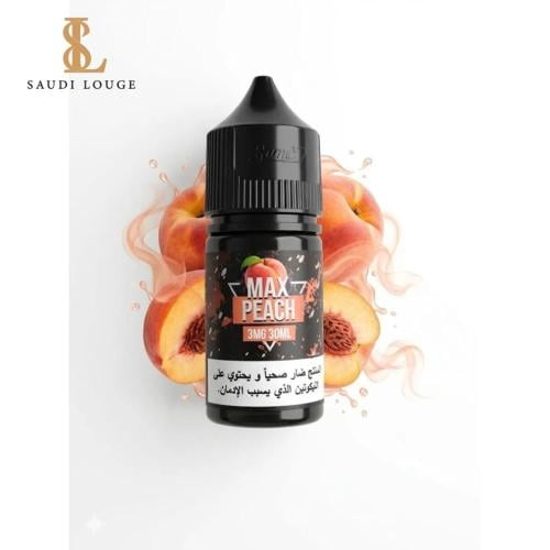 نكهة سامز فيب ماكس خوخ سولت نيكوتين 30مل-sams vape...