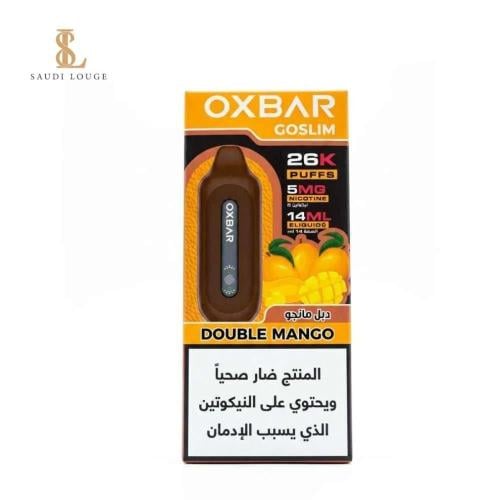 سحبة أوكس بار قو سلم 26000 موشة دبل مانجو Oxbar GO...