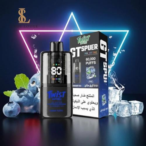 سحبة تويست جي تي سوبر 60 الف موشة بلوبيري ايس TWIS...