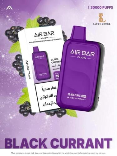 سحبة اير بار فلو 30000 سحبة كشمش اسود AIR BAR Flow...
