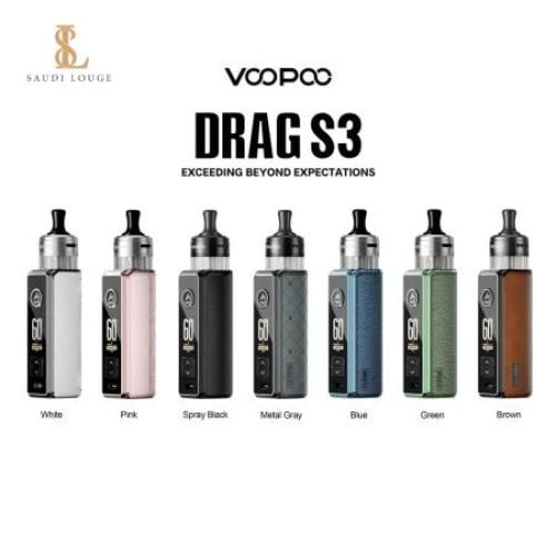 جهاز شيشة وسحبة فوبو دراق اس ثري VOOPOO DRAG S3