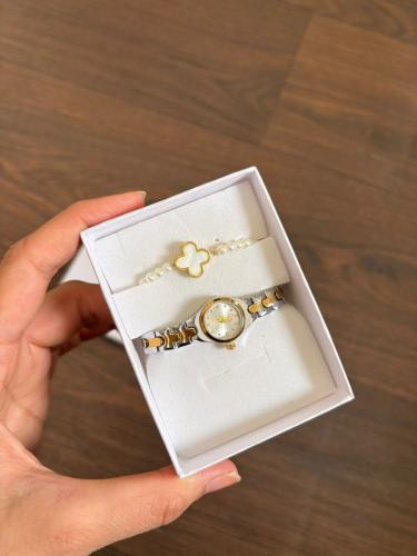 Iron watch with bracelet