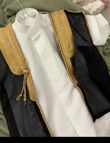 Black traditional cloak for newborns