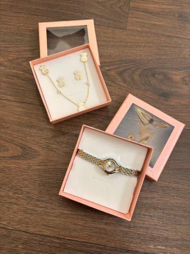 Children's watch, mixed with a necklace set and su...