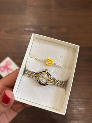 Iron watch with bracelet