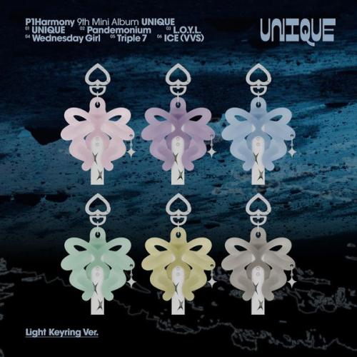 P1Harmony - 9th Mini Album UNIQUE (Light Keyring V...