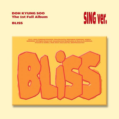 DOH KYUNG SOO - 1st Album BLISS (Sing Ver)