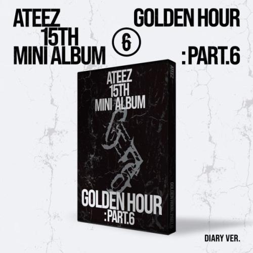 ATEEZ - 15th Mini Album GOLDEN HOUR : Part.6 (DIAR...