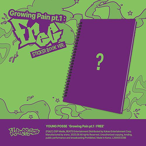 YOUNG POSSE - Growing Pain pt.1 : FREE (Sticker Bo...