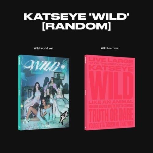 KATSEYE - Album WILD (Wild world Ver + Wild heart...