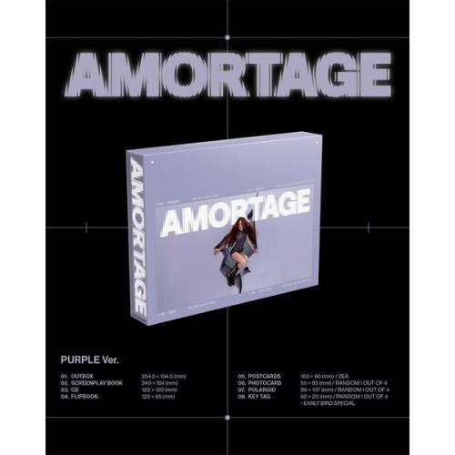JISOO - Mini Album AMORTAGE DELUXE EDITION (PURPLE...