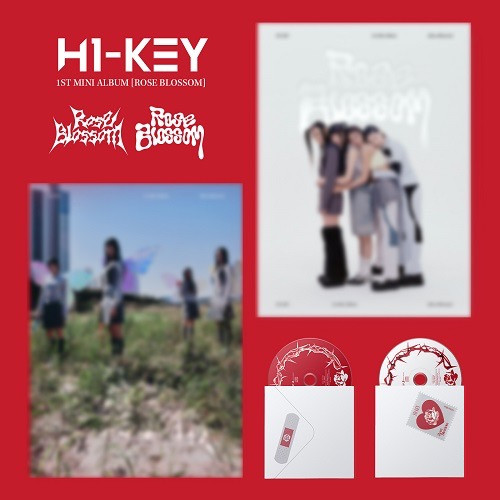 H1-KEY - Mini Album Rose Blossom (Random Cover)