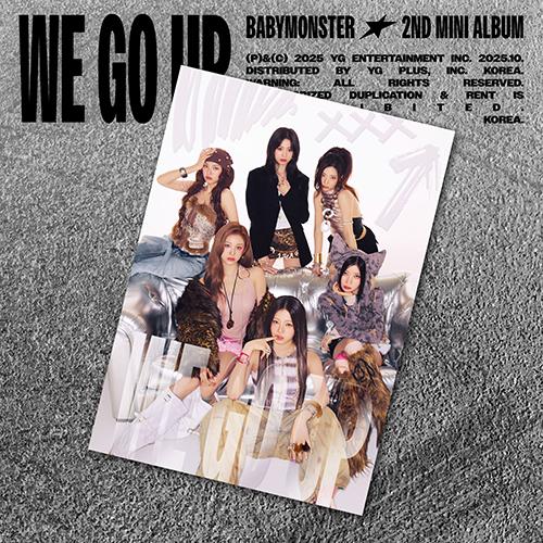 BABYMONSTER - 2nd MINI ALBUM WE GO UP (POSTCARD Ve...