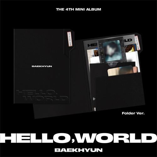 BAEKHYUN - 4th Mini Album Hello,World (Folder Ver)...
