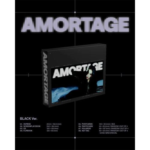JISOO - Mini Album AMORTAGE DELUXE EDITION (BLACK...
