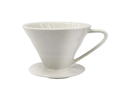 قمع ترشيح سيراميك أبيض 02