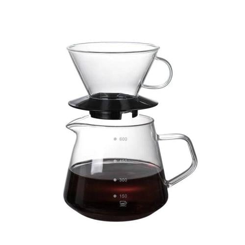 طقم تقطير كاليتا الاقتصادي 02 شفاف 600ml