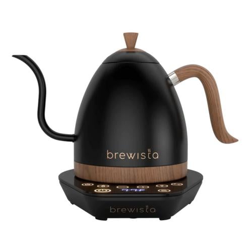 غلاية برويستا اسود مخشب بسعة 1 لتر