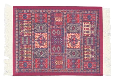 كوستر بشكل سجاد للسيرفر 27*18 سم - حجم كبير