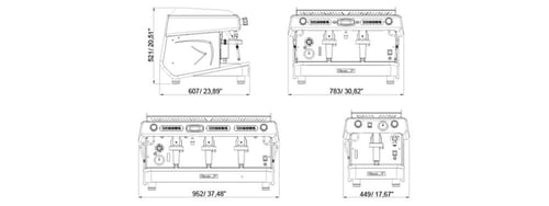 مكينة الاسبريسو رويال 1 قروب ROYAL VITTORIO S