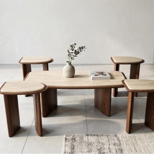 طقم طاولة خماسي 4+1