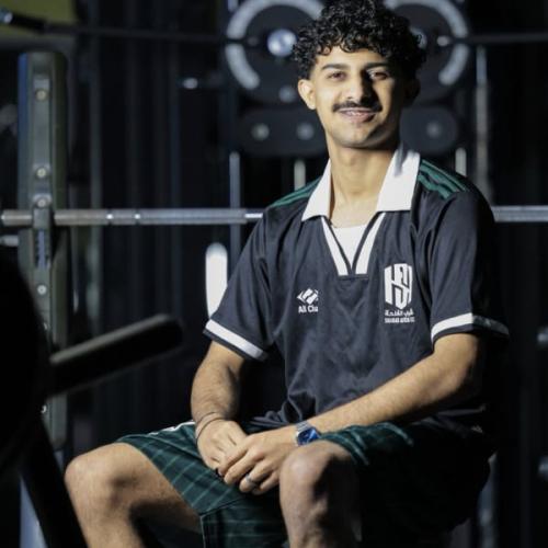 Al Shabab Club set, black elegance