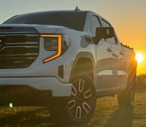 GMC SIERRA 1500 2022/2026 كت تحويل الاضواء النهاري...