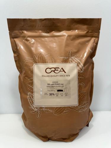 Milk chocolate chips Krea 35% Italian 5 kilograms